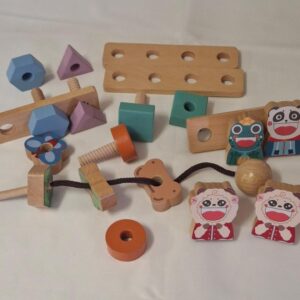 Nut, Bolt and Thread Wooden Game